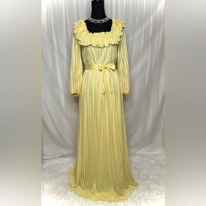 Vintage 70’s Era Maxi Dress; ILGWU